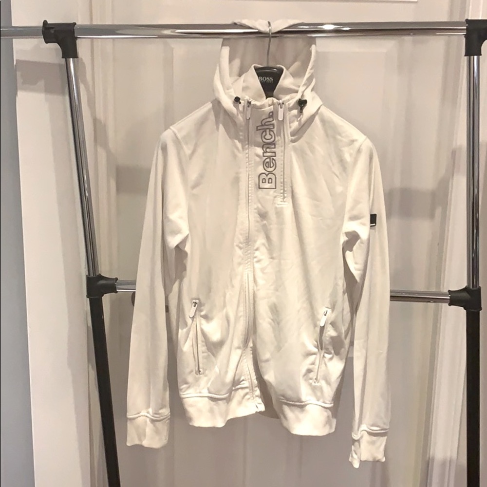 Men’s White Bench Jacket size XL